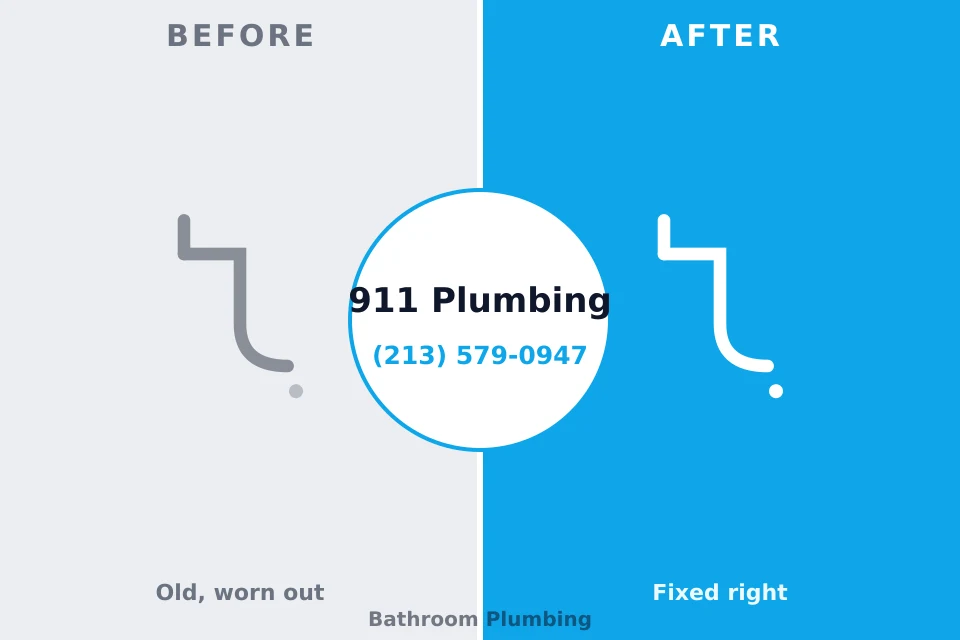 Before and after: plumbing repair Isle of Hope, GA